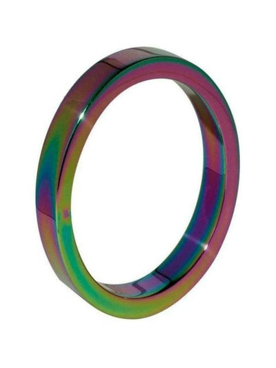 Hell's Couture Heavy Duty Rainbow Cock Ring - Passionzone Adult Store